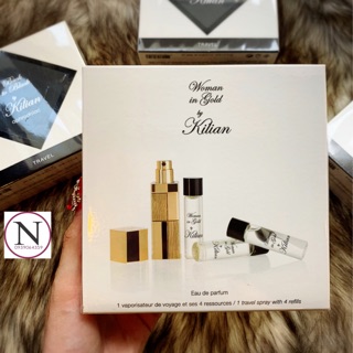 kilian woman in gold travel set