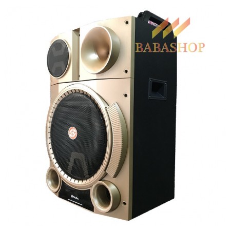 [ THANH LÝ XẢ KHO ] Loa kéo di động Hoxen LE-40 bass 40 công suất lớn âm thanh hay + Tặng kem 2 micro