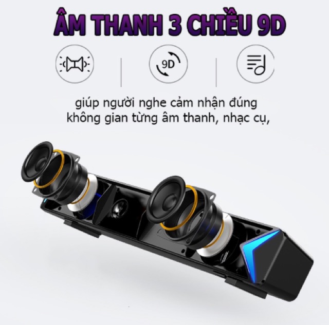 Loa Soundbar Bluetooth S13 - Hỗ Trợ Bluetooth, USB, TF, Jack 3.5mm #5