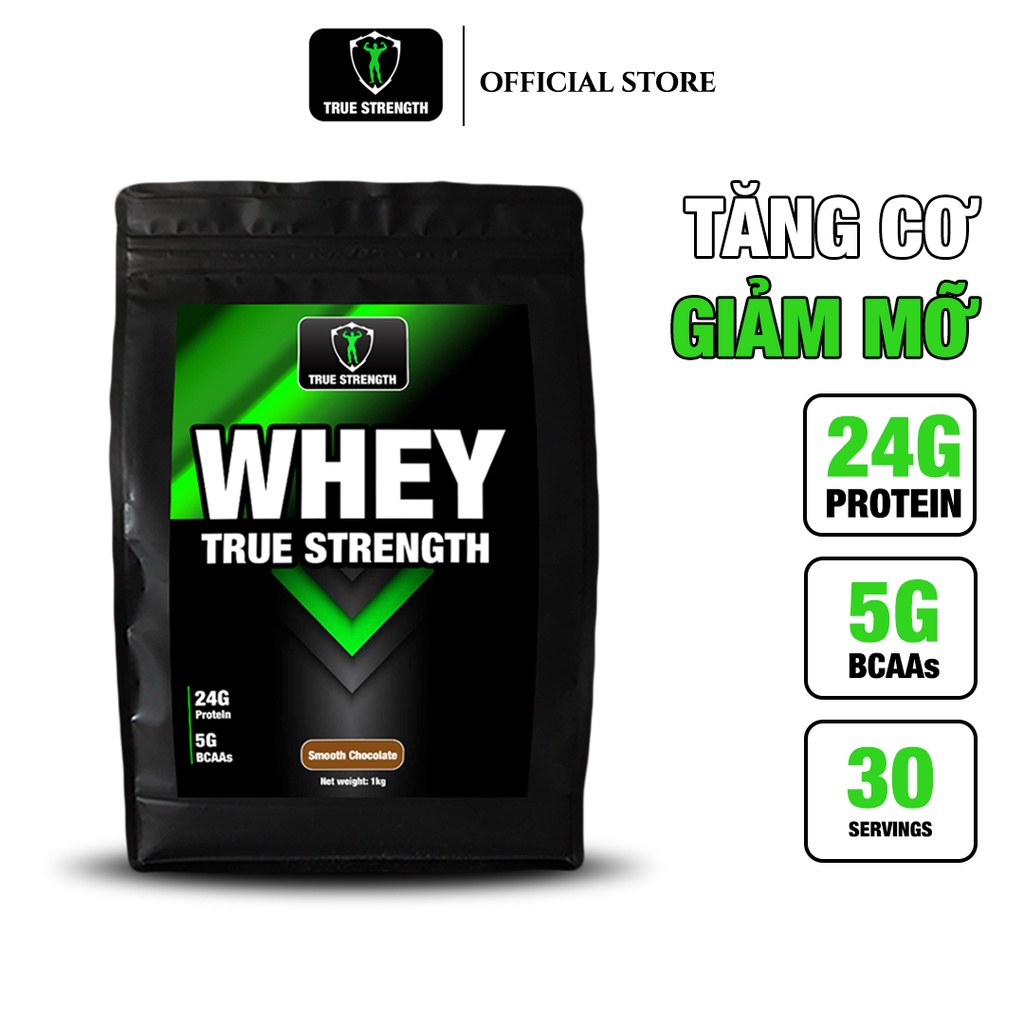 [Mã 157FMCGSALE giảm 7% đơn 500K] Whey True Strength - Tăng Cơ Giảm Mỡ