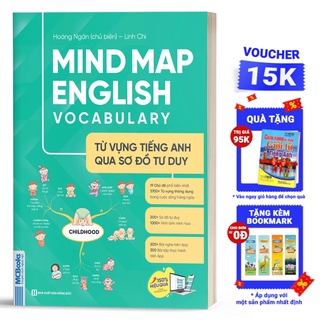 Hình ảnh Sách - Mindmap English Vocabulary -Từ Vựng Tiếng Anh Qua Sơ Đồ Tư Duy