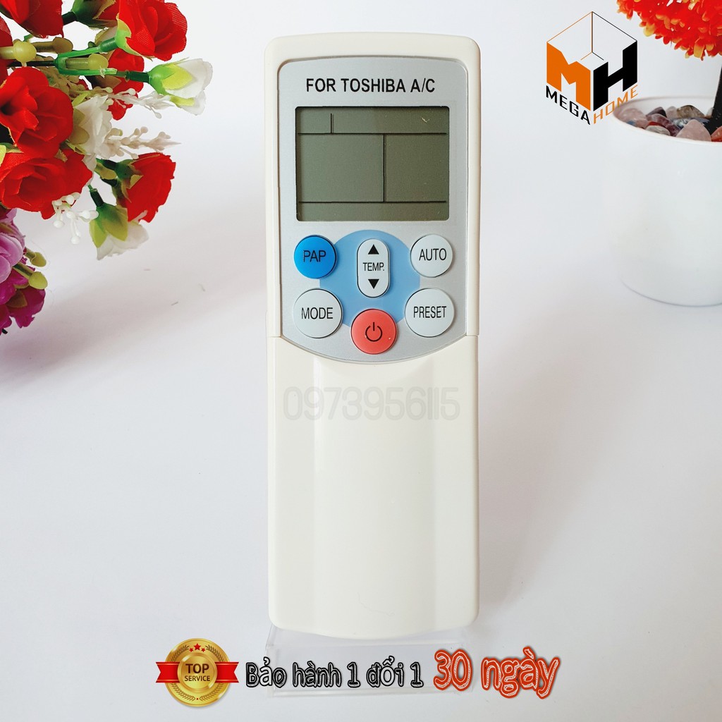 Điều khiển điều hòa TOSHIBA - Remote máy lạnh TOSHIBA hàng loại 1 bảo hành đổi trả 30 ngày