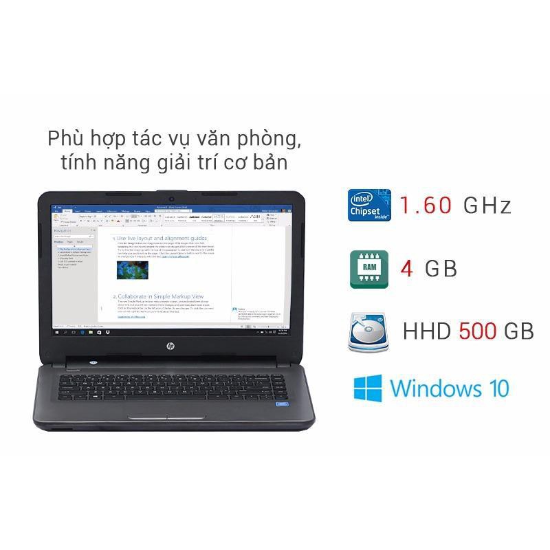 Laptop hp 14 am065tu N 3710 Ram 4G hdd 500gb Nhập Khẩu Nhật giá rẻ tặng túi và chuột #2