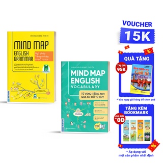 Hình ảnh Sách - Combo Mindmap English Grammar và Mindmap English Vocabulary - Học Kèm App Online