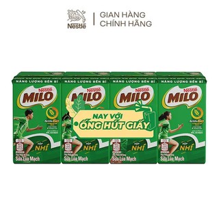 Hình ảnh [MKB Gift] Lốc 4 hộp sữa Milo nhí 115ml/hộp