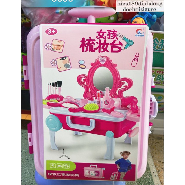 Đồ chơi vali kéo trang điểm (ảnh thật)