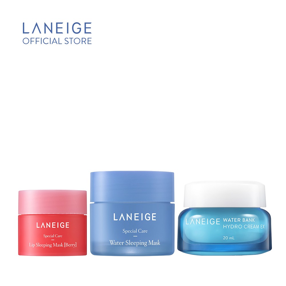 Bộ sản phẩm mini dưỡng ẩm dành cho da Laneige - Best selling moisturizing items #2