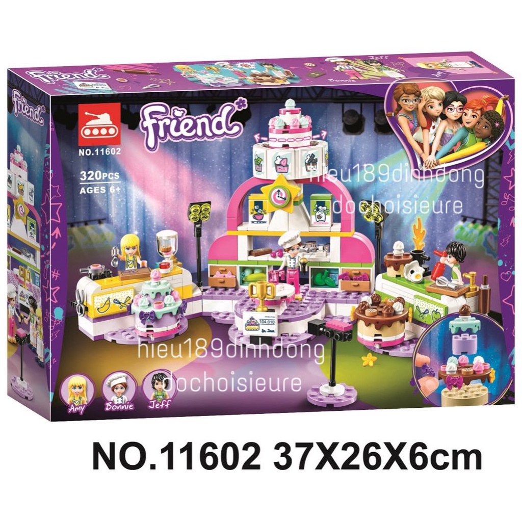 Lắp ráp xếp hình Cuộc thi làm bánh 11602 41393