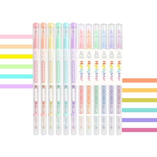 Hình ảnh [Mã LIFEBOOK2 giảm 10% đơn 0Đ] Set bút đánh dấu WINZIGE 12 màu sắc pastel tự chọn