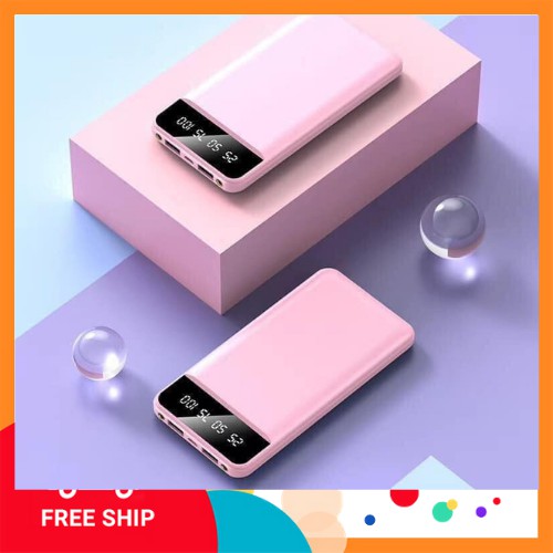 Sạc dự phòng 10000 mAh có đèn led,💖FREESHIP💖,hàng nội địa TQ
