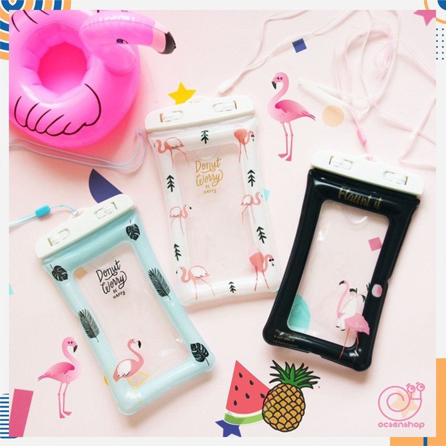 Túi Phao Đựng Điện Thoại pepa pig, kitty,.. Chống Nước Có Phao Chống Chìm #8