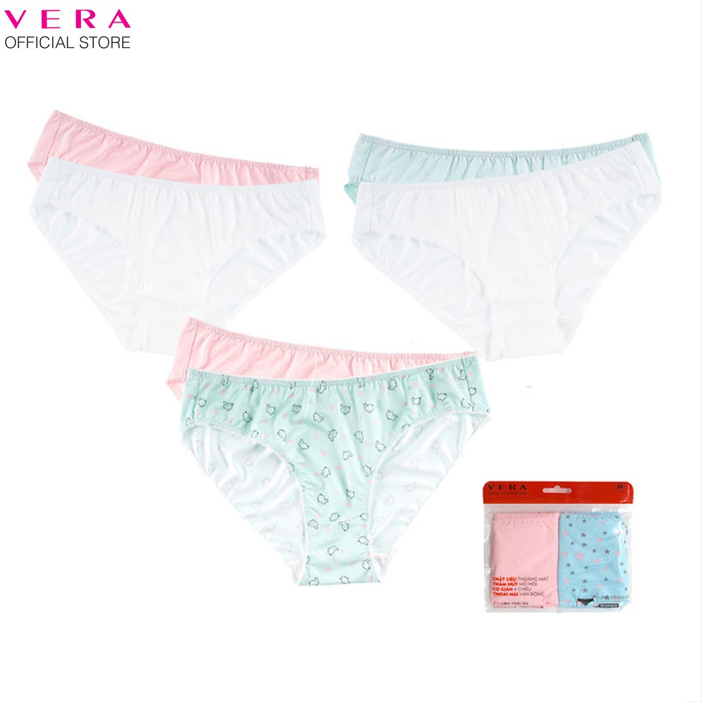 Combo 06 quần lót nữ thun lạnh Vera 6323 #6