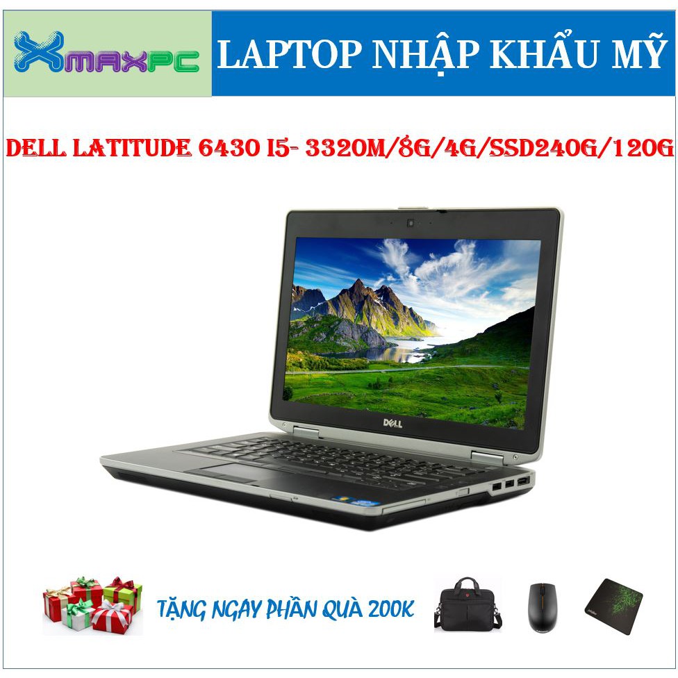 Laptop Dell Latitude E6430 14''/i5/8G/4G/SSD256G/SSD128G, nhập khẩu USA, máy mới 99% #3
