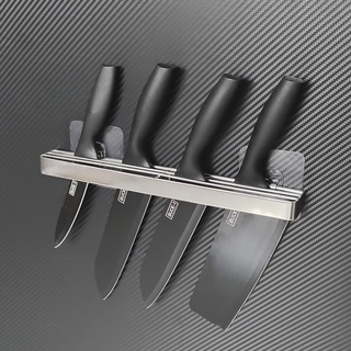 Hình ảnh Giá cắm dao INOX dán tường Living C, giá kệ hộp đựng dao gắn tường nhà bếp phòng bếp không cần khoan đục _GDI