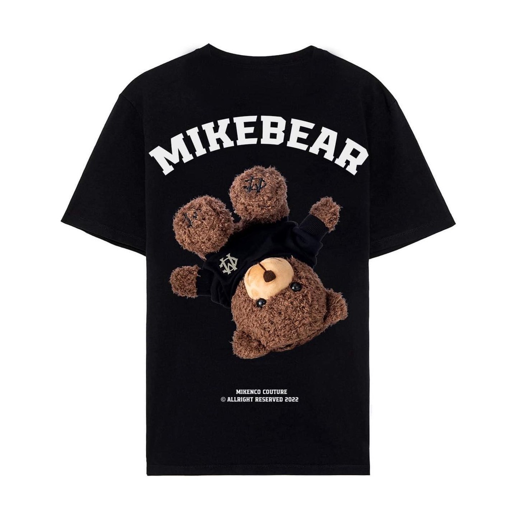 Áo mikenco Mikebear hình gấu nam nữ chất liệu co dãn 4 chiều hót trend ( kèm ảnh Thật )