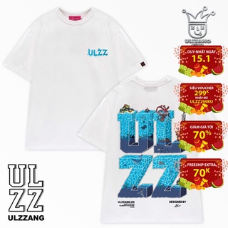 Hình ảnh Áo thun unisex local brand ULZZ ulzzang five elements water dáng tay lỡ form rộng U-3