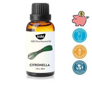 Hình ảnh Tinh dầu Sả Java Kobi Citronella essential oil giúp khử mùi, thơm phòng, xua đuổi côn trùng hiệu quả - 30ml