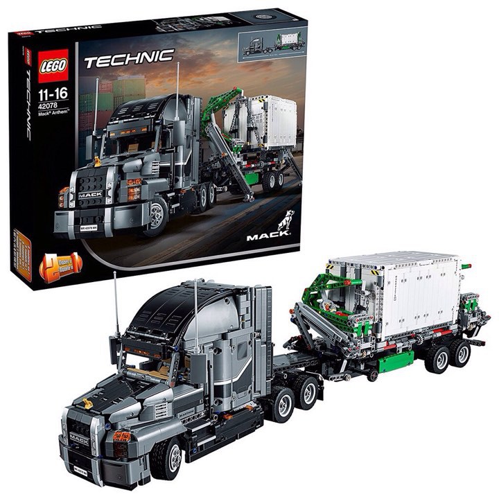 Lắp ráp xếp hình CityTechnic 42078 Bela 10827 Lepin 20076 : Xe Đầu Kéo Siêu Hiện Đại 2906 mảnh