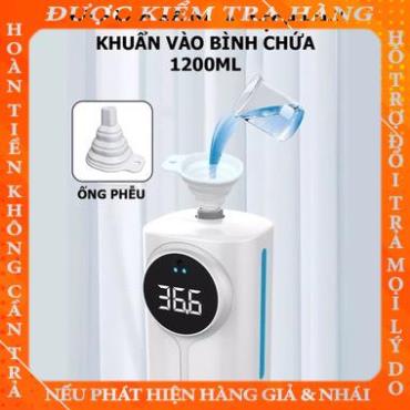 Hình ảnh Máy Rửa Tay tích hợp nhiệt kế đo thân nhiệt tự động K9 Pro DUAL Tiếng Việt ( CDCN_43 ) vantrung #2