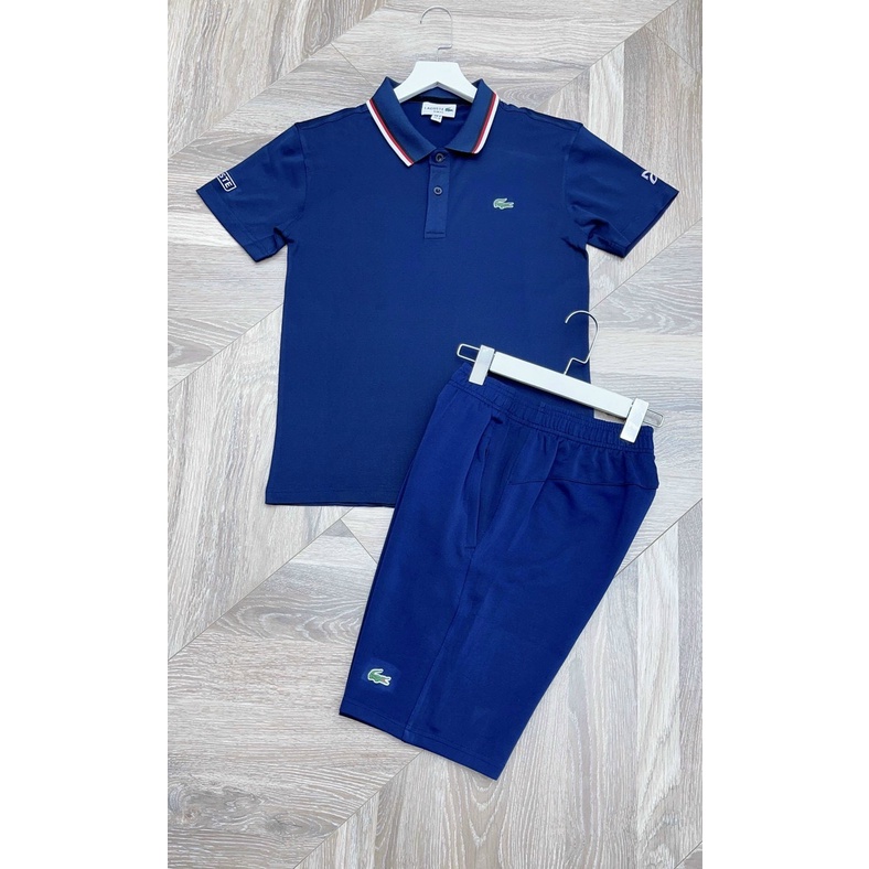 Bộ quần áo thể thao nam cao cấp LACOSTE ,áo thun polo quần đùi hàng hiệu đẹp chất vải xịn xò chất lượng 5*(ảnh thật)