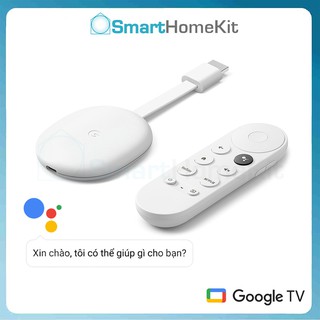 Hình ảnh Google Chromecast with Google TV 2020 - 4K HDR, có remote, ra lệnh tiếng Việt chính hãng