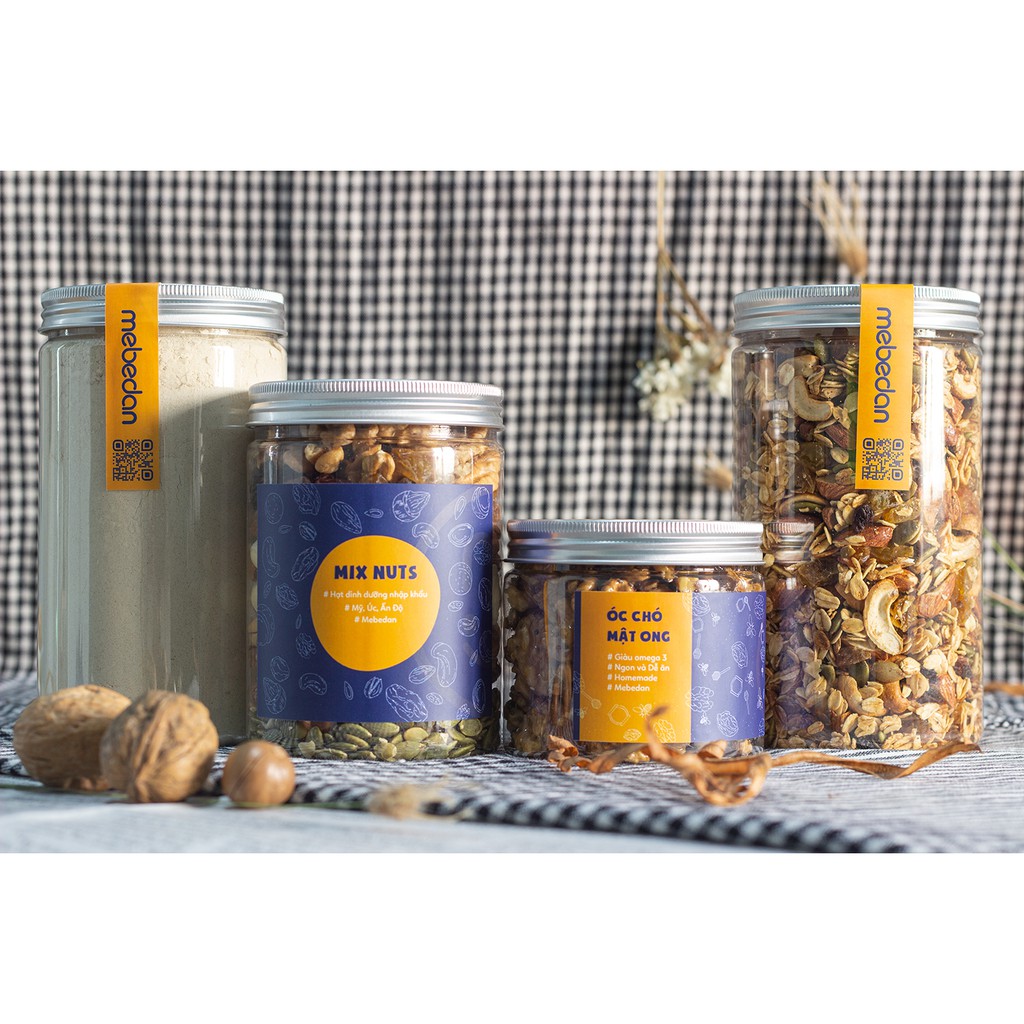 Combo Đồ ăn vặt cho bà bầu - Ngũ cốc - Hạt Mix - Óc chó - Granola #2