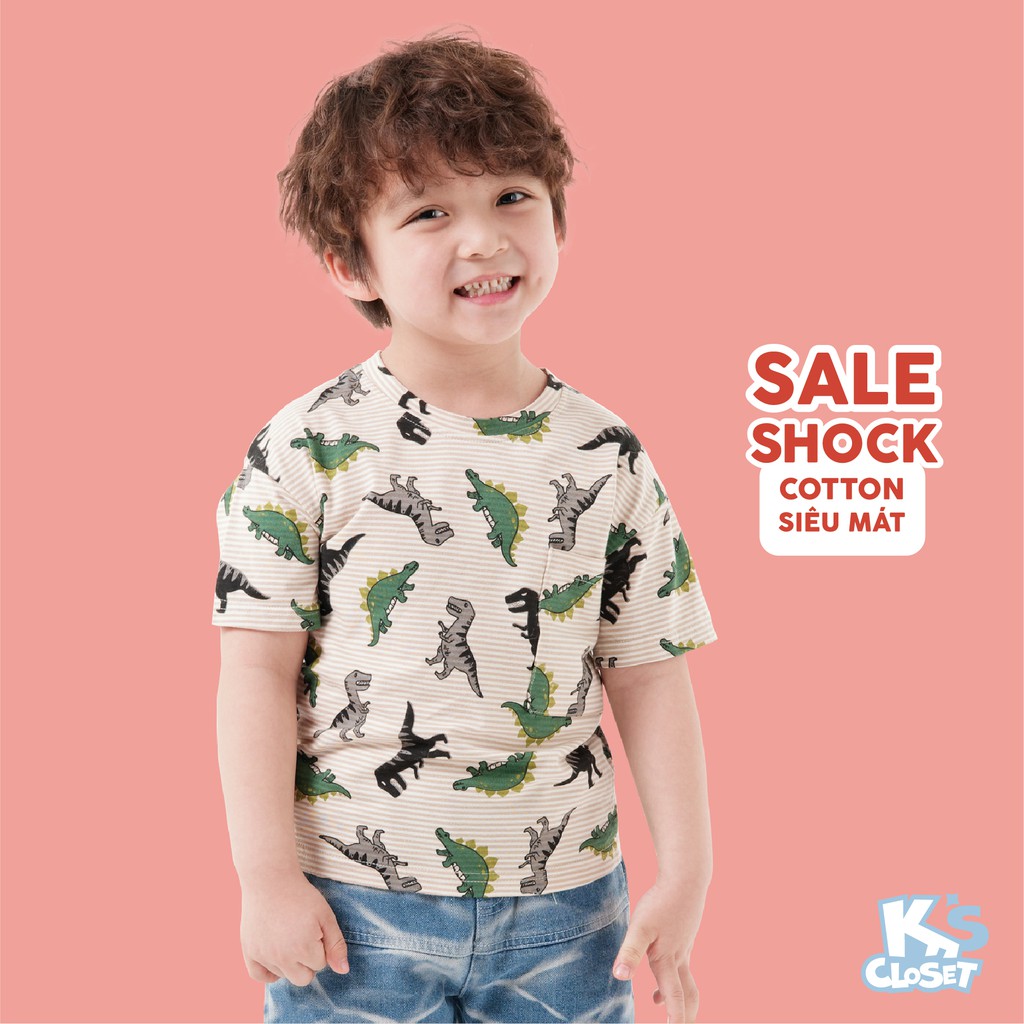 Áo Phông Cộc Tay Bé Trai (1-6 Tuổi) K's Closet B001TES / B023TES HD #8