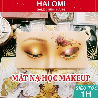 Hình ảnh Mặt nạ Makeup học trang điểm 3D tinh tế chuyên dùng học makeup tạo mẫu kẻ mày HALOMI Loại 1