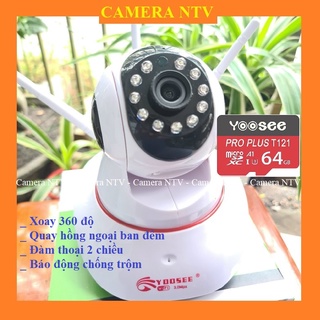 Hình ảnh Camera Yoosee 3 Anten IP Wifi HD1080 - HÌNH ẢNH SĂC NÉT, KÈM THẺ NHỚ