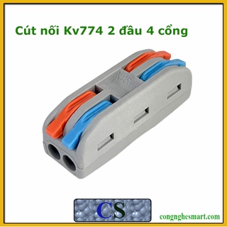 Hình ảnh Cút nối dây điện KV774 các loại 2,3,5,8 cổng và 2 đầu 4 cổng, 2 đầu 6 cổng. chính hãng