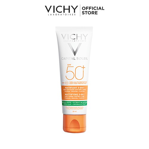 Bộ kem chống nắng không gây nhờn rít Vichy Ideal Soleil Mattifying 50ml và Dưỡng chất Khoáng núi lửa Mineral 89 10ml #4