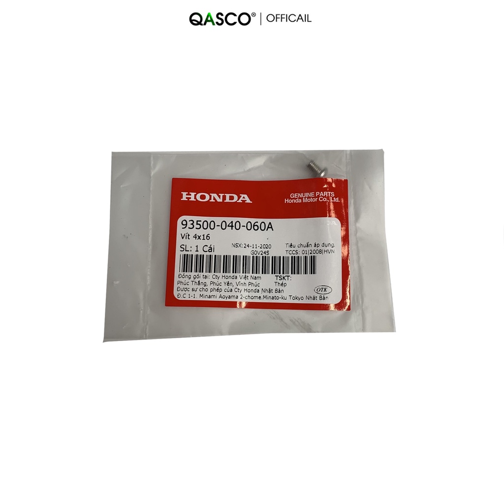 Vít HONDA nhiều dòng xe 4x16 (93500040060A)