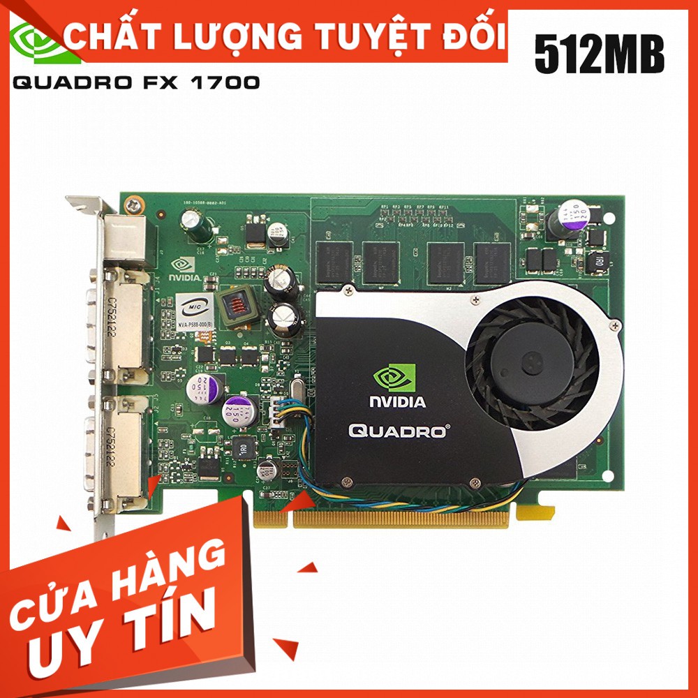 Hàng nhập khẩu từ Mỹ/Nhật- Card Màn Hình NVIDIA Quadro FX1700 512MB 128B R2 - Chơi game online #2