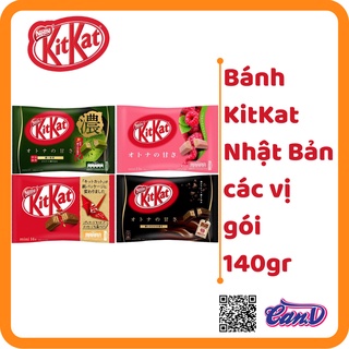 Hình ảnh (Nhiều vị) Bánh KitKat Nhật Bản các vị gói 140gr chính hãng