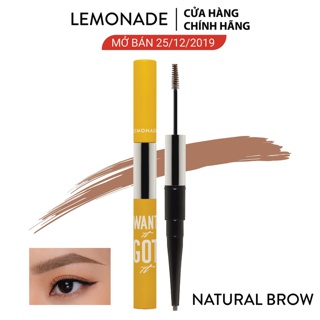 [MÃ COSMALLFM -10% ĐH250k][FMCG20 -20K ĐH179K]Chì kẻ mày 2 đầu Lemonade Want It Got It Dual Eyebrow 4g