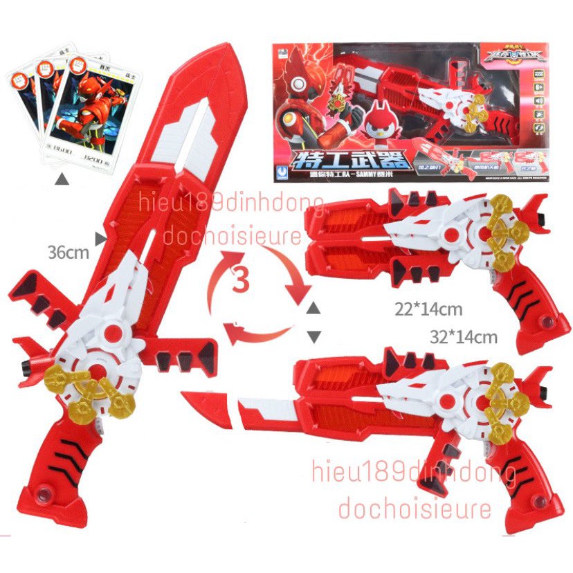 Trang Bị Phụ Kiện Sammy BIỆT ĐỘI SIÊU NHÂN NHÍ KHỦNG LONG MINIFORCE