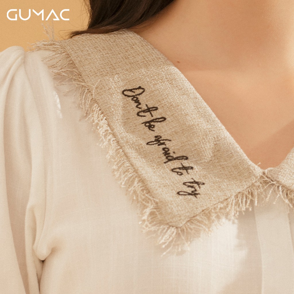 Áo thêu lá cổ AA751 GUMAC #7