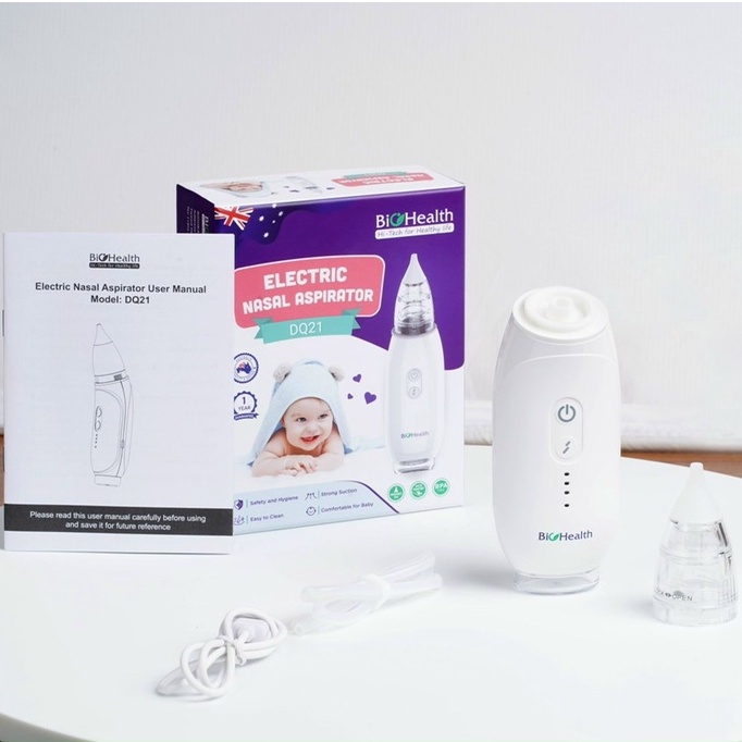 Hình ảnh Máy hút mũi BioHealth DQ21 và B.Well WC-150 hút dịch mũi cho bé làm sạch mũi tốt nhất #4