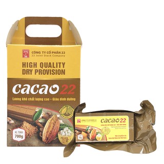 Hình ảnh [Mã GROSALE2 giảm 8% đơn 150K] Lương khô Cacao Công ty 22 700g/hộp