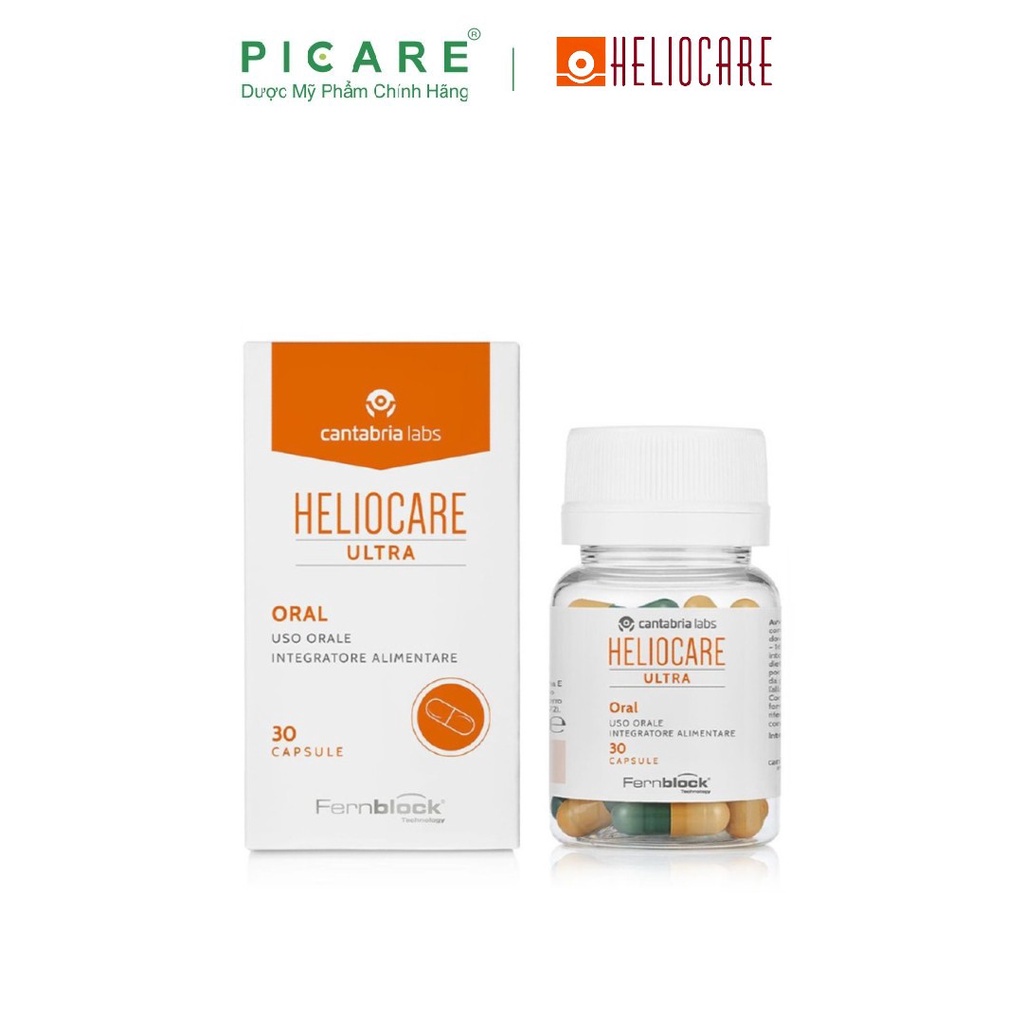 Viên uống chống nắng Heliocare Ultra Oral Capsules 30 viên