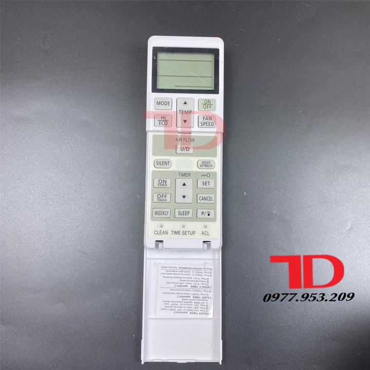 Remote máy lạnh, điều khiển dành cho điều hoà Mitsubishi heavy Điện Lạnh Thuận Dung