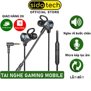 Hình ảnh Tai nghe chơi game điện thoại SIDOTECH G28 cho game thủ Esport Pubg / FF / Liên Quân có mic 360 độ chống ồn - Chính Hãng