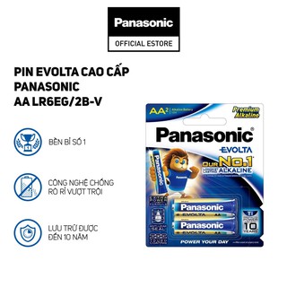 Hình ảnh Vỉ Pin Evolta cao cấp Panasonic AA LR6EG/2B-V (2 viên) – Hàng Chính Hãng