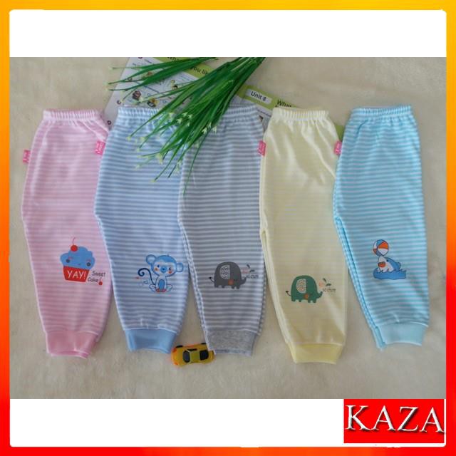 QUẦN DÀI COTTON KẺ CHO BÉ TRAI BÉ GÁI #5