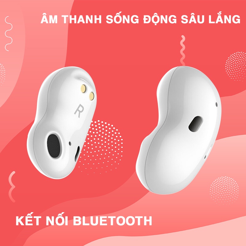 Hình ảnh Tai nghe bluetooth SM-R180 nhỏ gọn đeo thoải mái quốc tế chống nước IPX5 âm thanh cực hay thao tác cảm ứng vân tay #4