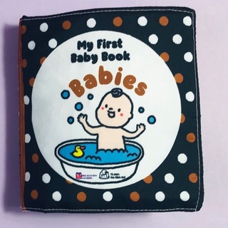 Hình ảnh Sách Vải My First Baby Book - Babies (0-3 tuổi)