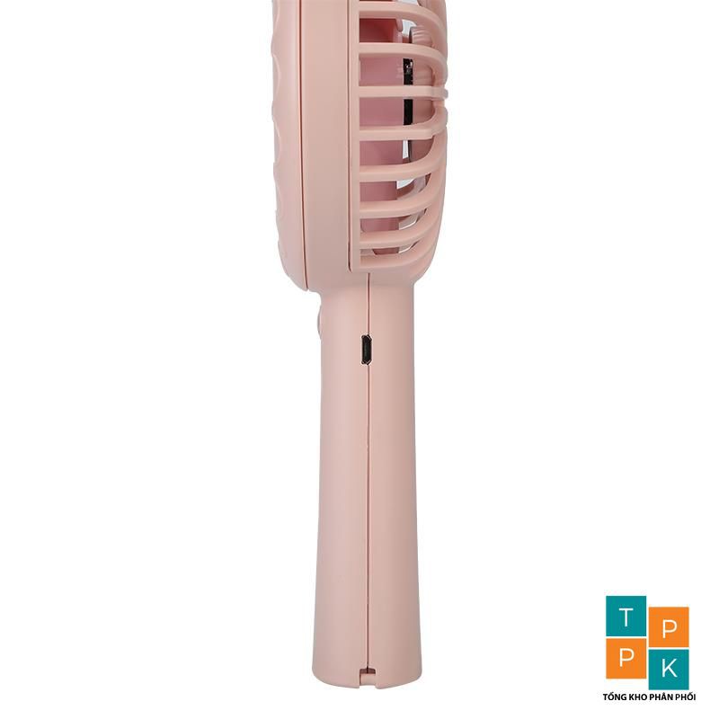 Quạt Cầm Tay Mini 3 Cấp Độ Kèm Theo Gương Trang Điểm 2:1 – Pin Trâu Đến 8h Sử Dụng Liên Tục #4