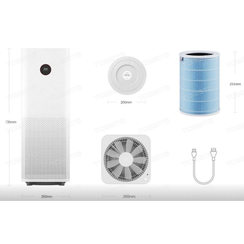 Máy Lọc Không Khí Xiaomi PRO Mi Air Purifier Bản Quốc Tế - Bảo hành 12 tháng chính hãng Digiworld #8