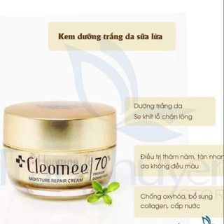 Hình ảnh Kem Dưỡng Trắng Da Sữa Lừa Cleomee Moisture Repair Cream