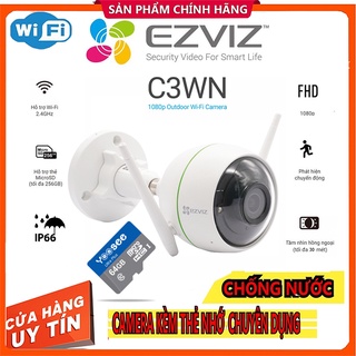 Hình ảnh Camera Wifi Ngoài Trời EZVIZ C3WN 2.0MP - 1080P Siêu Nét Chống Nước Tuyệt Đối Bảo Hành Chính Hãng 2 Năm